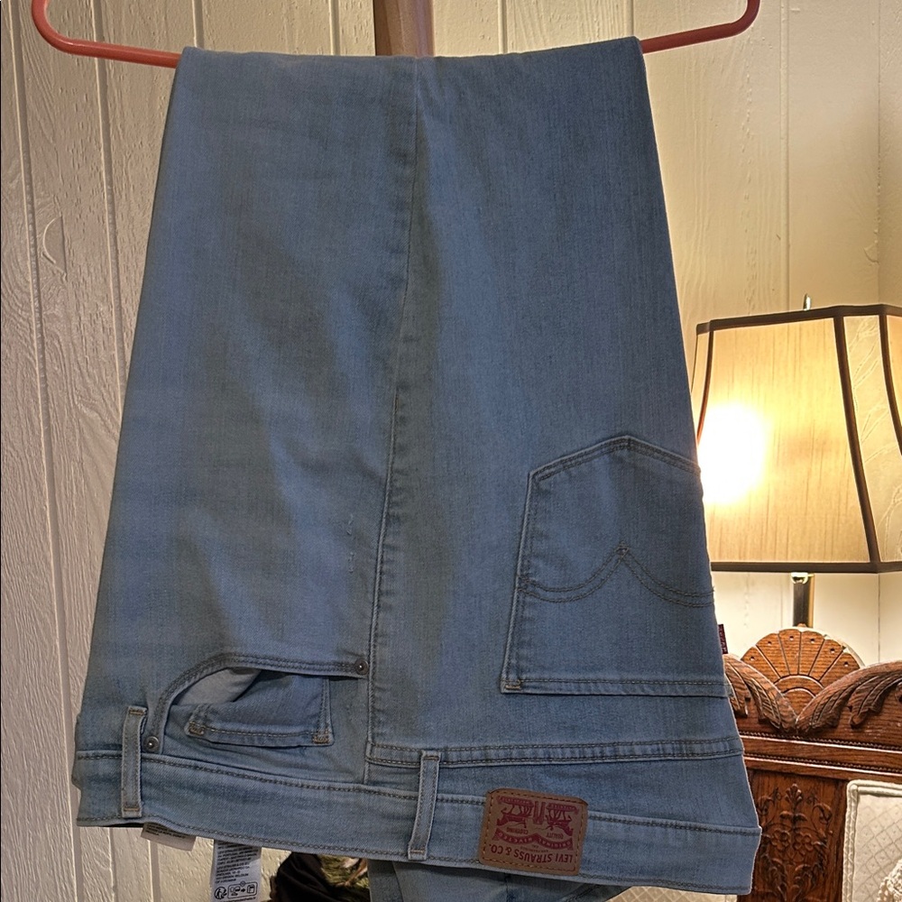 Levi's Light Blue Straight Leg Jeans